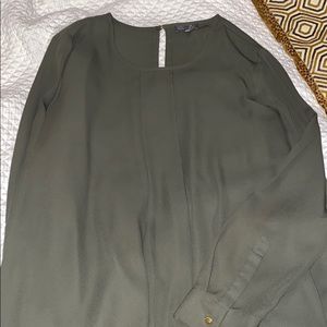 Vince Camino pleated front blouse